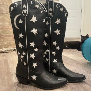 Star Cowboy Boots Size 9